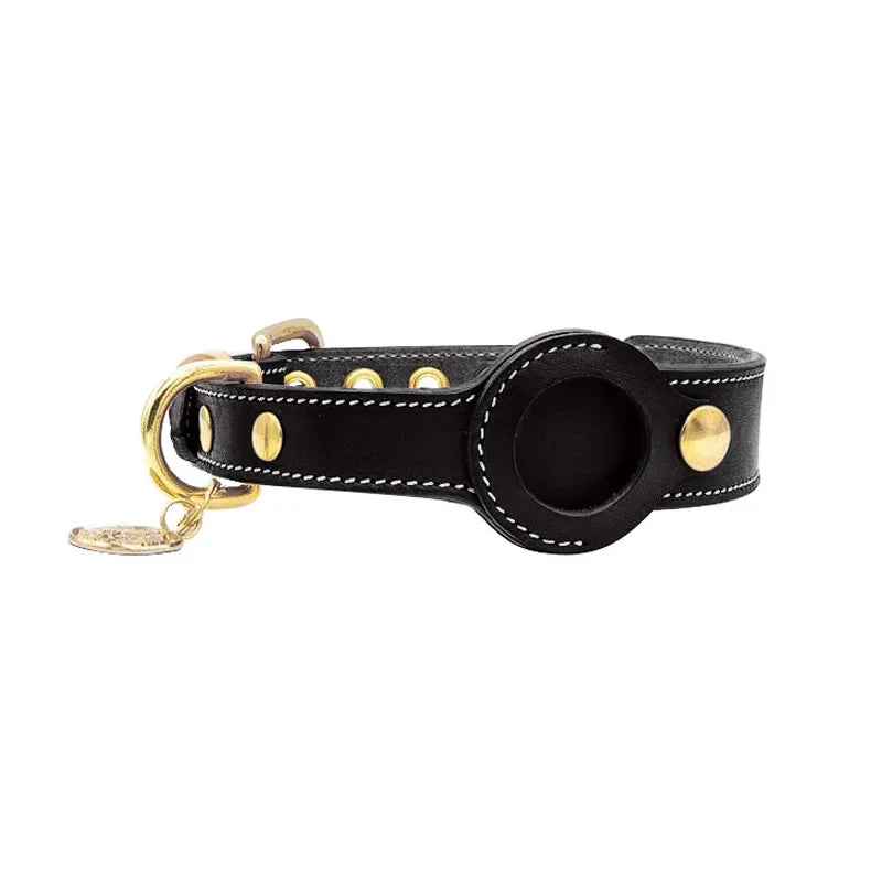 Leather AirTag Pet Collar