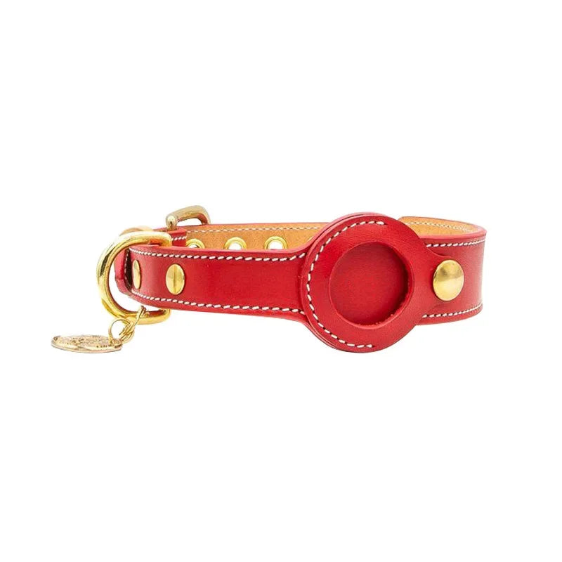 Leather AirTag Pet Collar