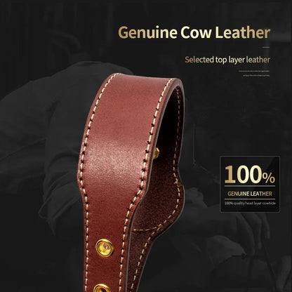 Leather AirTag Pet Collar