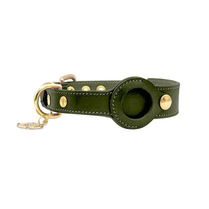Leather AirTag Pet Collar